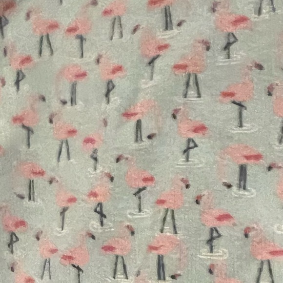 Gymboree size 12 flamingo short-sleeve pajama set - Picture 3 of 3